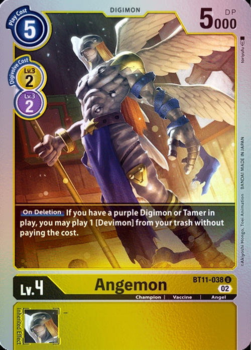 Angemon Card Front