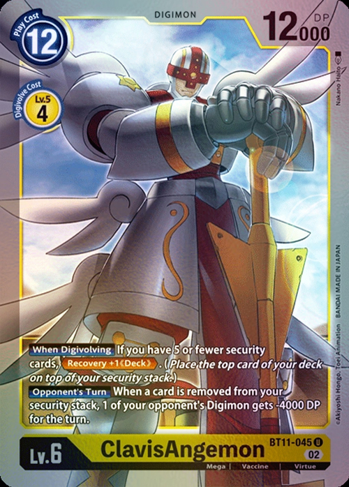 ClavisAngemon Card Front