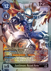Justimon: Accel Arm · Foil BT11-073f