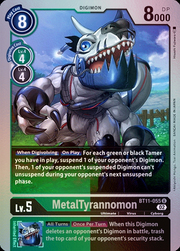 MetalTyrannomon · Foil BT11-055f