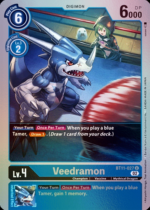 Veedramon Card Front
