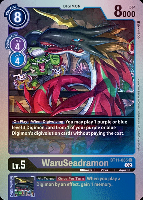 WaruSeadramon Card Front