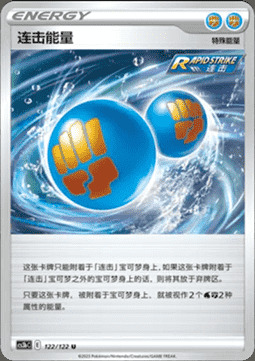 Energia Colpo Rapido Card Front