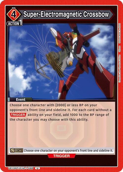 Super-Electromagnetic Crossbow Card Front
