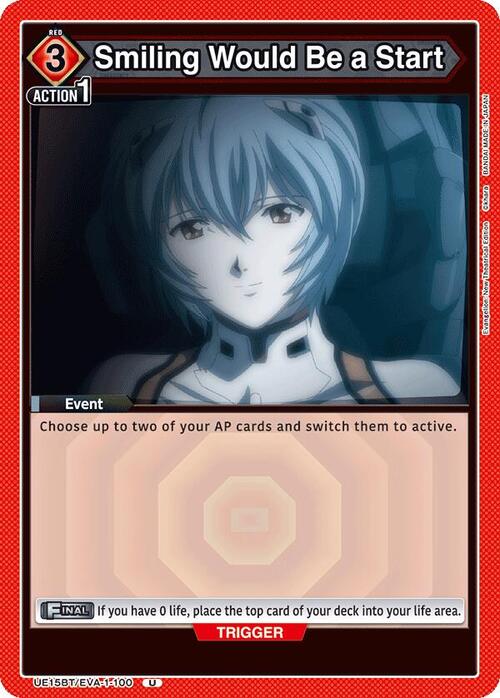 Smiling Would Be a Start Frente