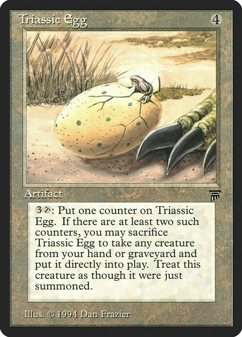 Triassic Egg Card Front
