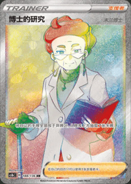 Professor's Research - Professor Magnolia Card Front