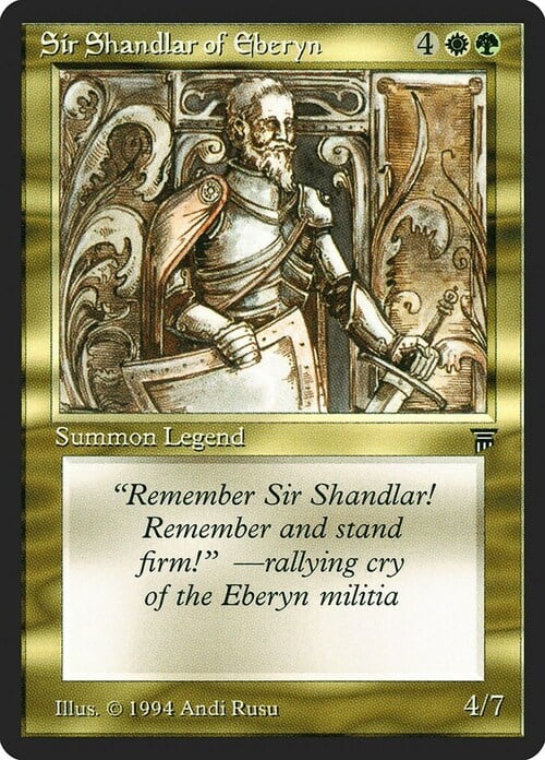 Sir Shandlar di Eberyn Card Front