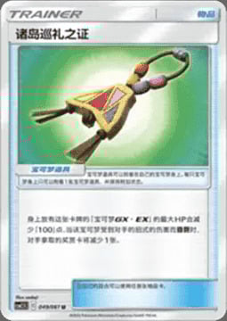 Ciondolo del giro delle isole Card Front