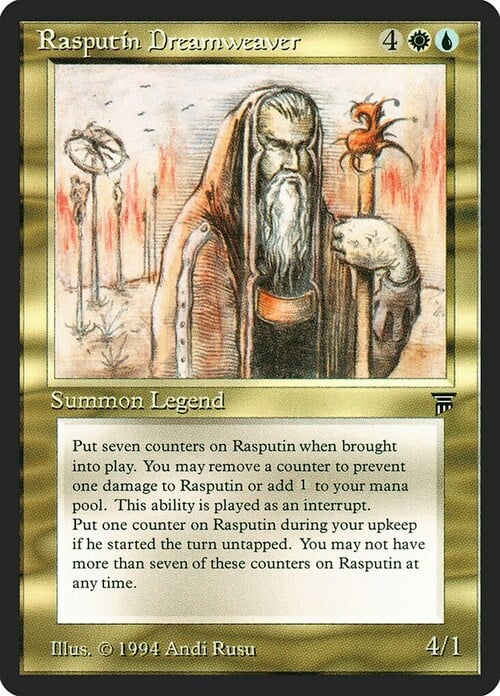 Rasputin Dreamweaver Card Front