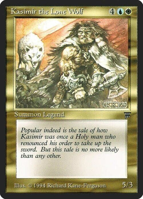 Kasimir the Lone Wolf Frente