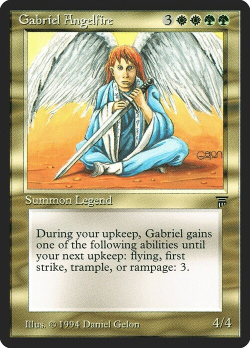 Gabriel Angelfire Card Front