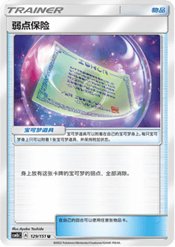 Weakness Policy Card Front