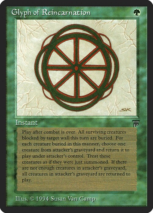 Glyph of Reincarnation Card Front