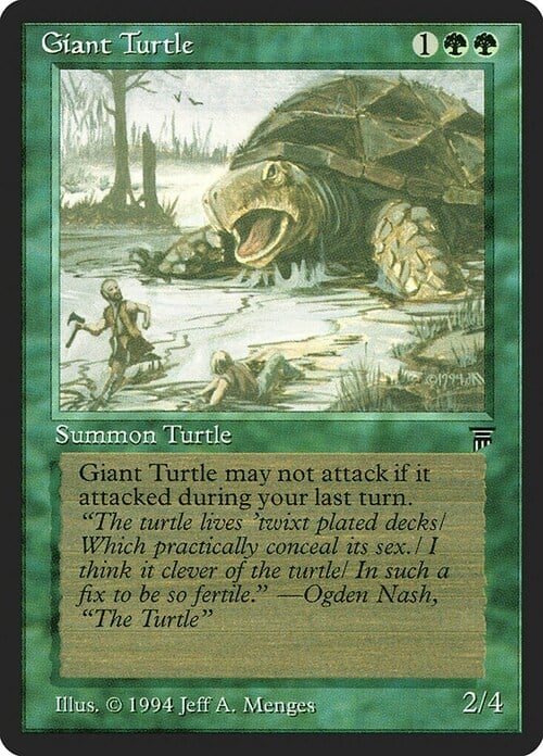 Tartaruga Gigante Card Front