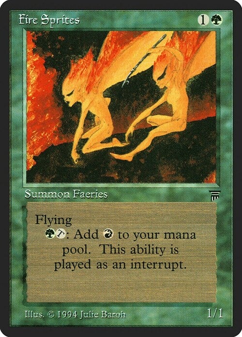 Fire Sprites Card Front