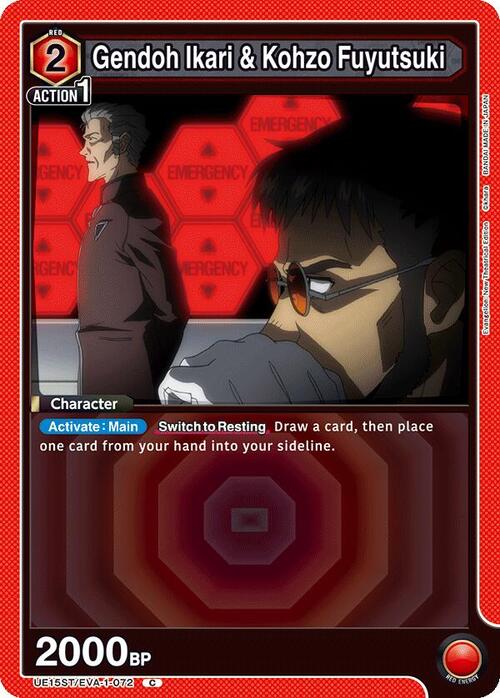 Gendoh Ikari & Kohzo Fuyutsuki Frente