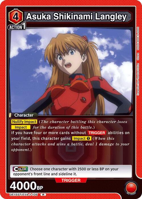 Asuka Shikinami Langley Card Front