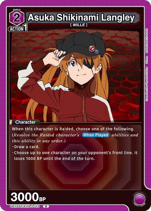 Asuka Shikinami Langley Card Front