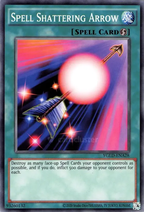 Spell Shattering Arrow Card Front
