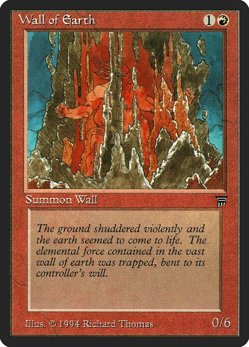 Wall of Earth Card Front