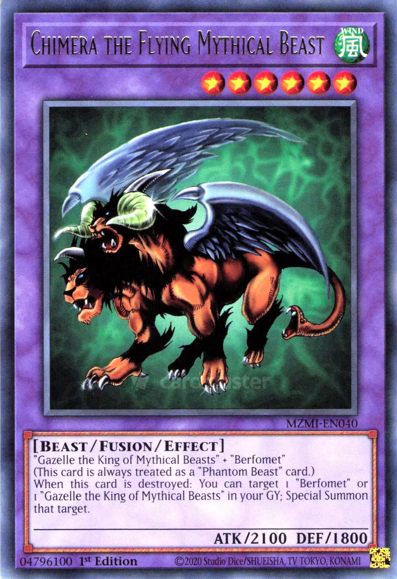 Chimera the Flying Mythical Beast Yugi's Legendary Decks (2021 Reprint) |  Yu-Gi-Oh! | CardTrader