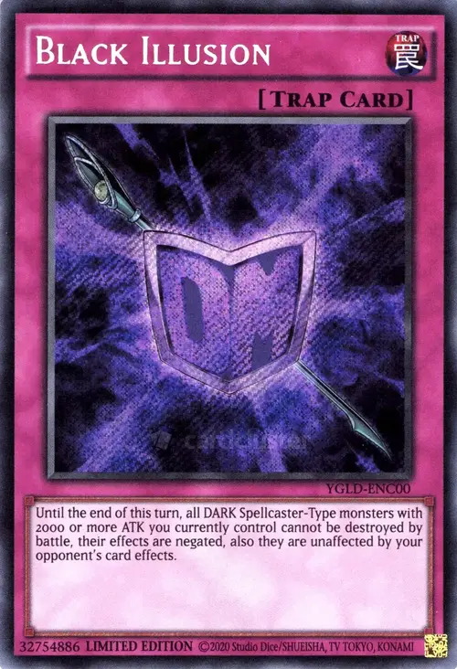 Black Illusion Card Front