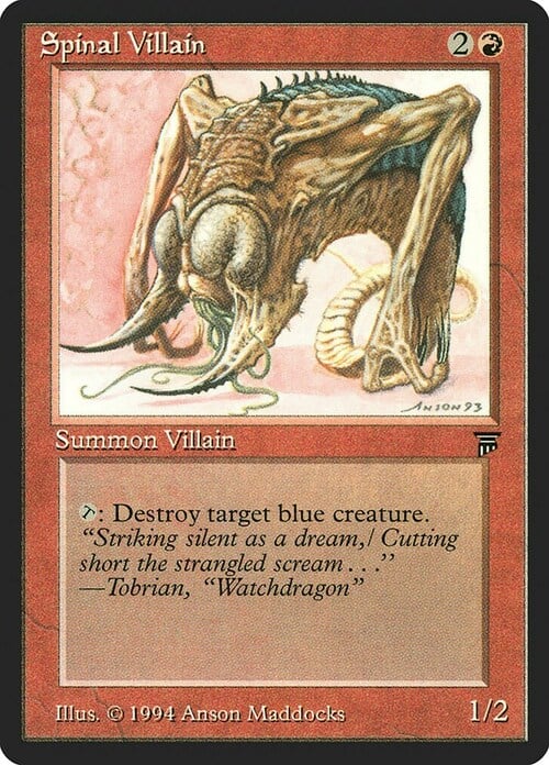 Spinal Villain Card Front