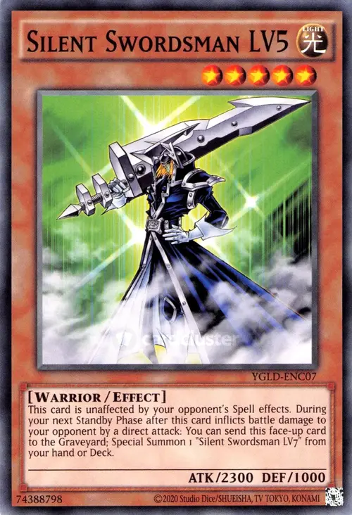Silent Swordsman LV5 Card Front