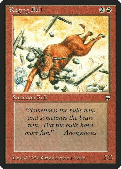 Raging Bull Card Front