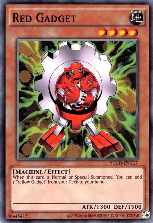 Red Gadget Card Front