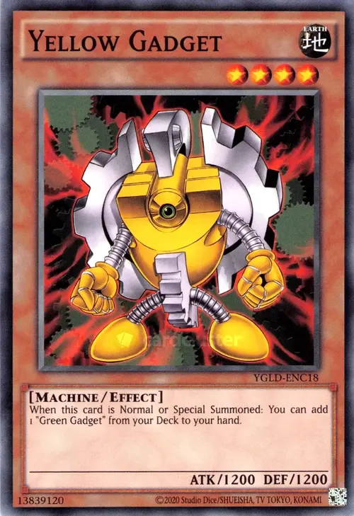 Artilugio Amarillo Frente