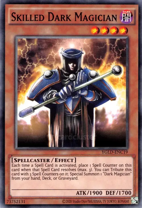 Skilled Dark Magician Card Front