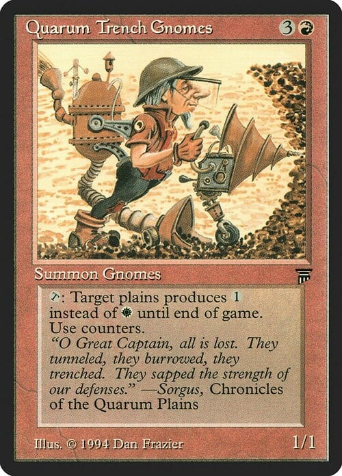 Quarum Trench Gnomes Card Front