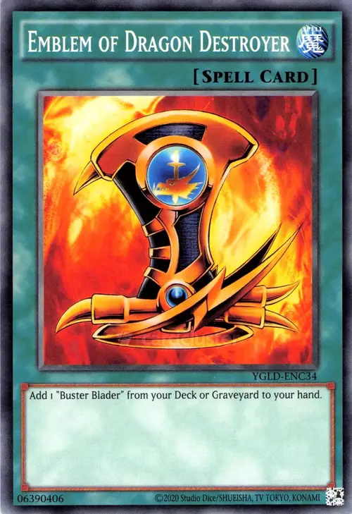 Emblem of Dragon Destroyer Card Front
