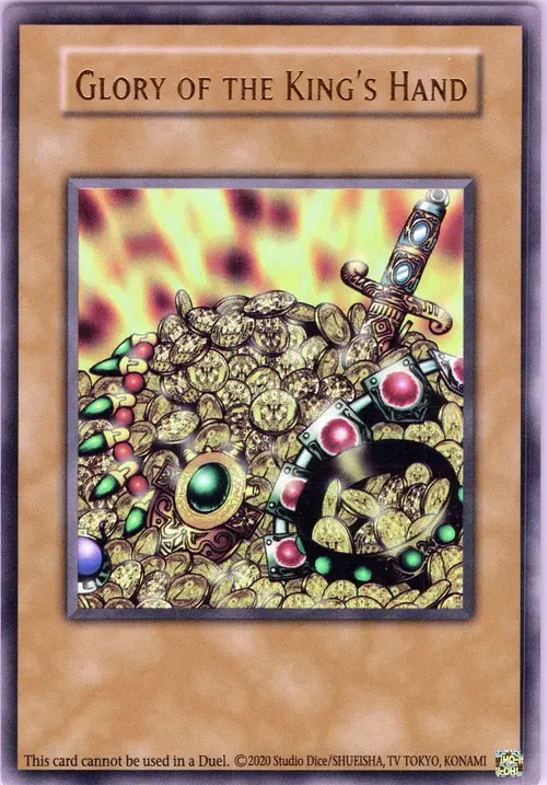 Glory of the King's Hand Card Front