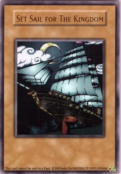 Set Sail for The Kingdom Card Front