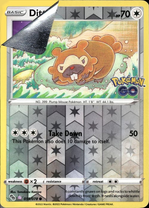 Bidoof Card Front