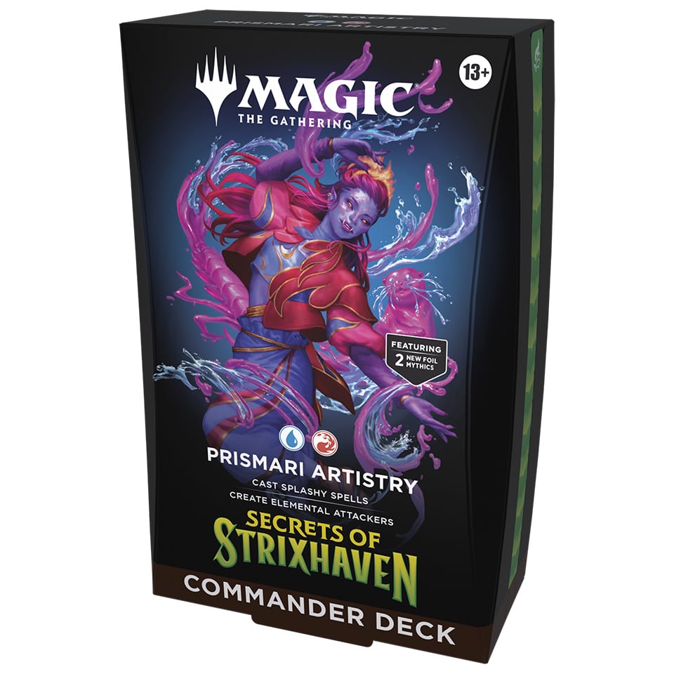 Commander: I Segreti di Strixhaven: "Prismari Artistry" Commander Deck