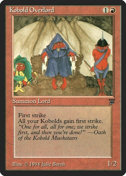 Kobold Overlord Card Front
