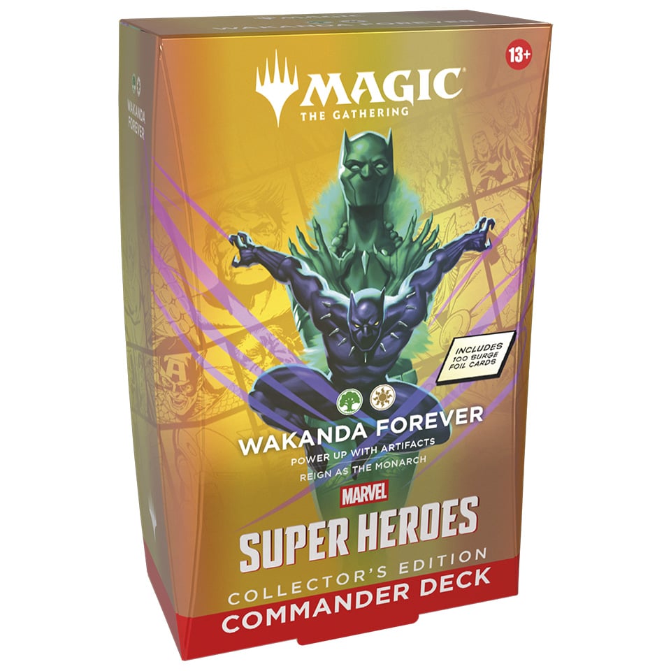 Commander: Magic: The Gathering | Marvel Super Heroes: "Wakanda Forever" Commander Deck: Collector's Edition