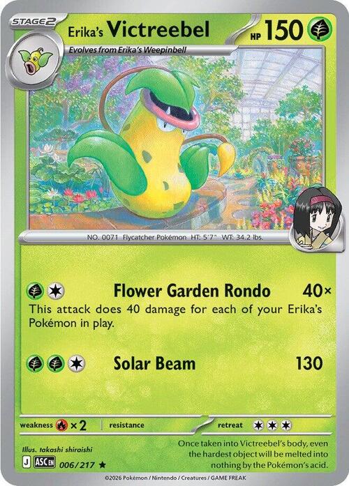 Erika's Victreebell Frente