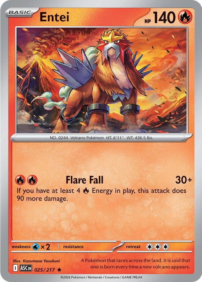 entei holographic pokemon card - #244 and then discard an Energy from Entei.) Fire Entei - Holofoil POP Series
