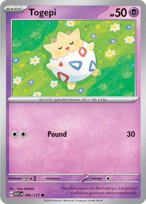 Togepi Card Front