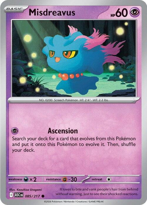 Misdreavus Card Front