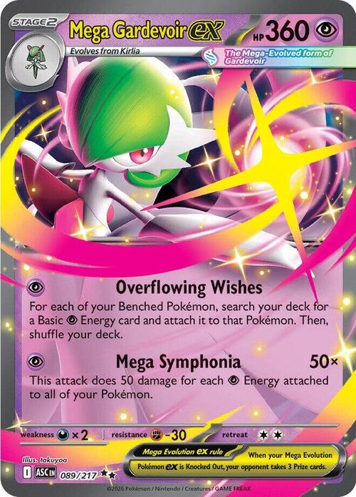 Mega Gardevoir ex Card Front