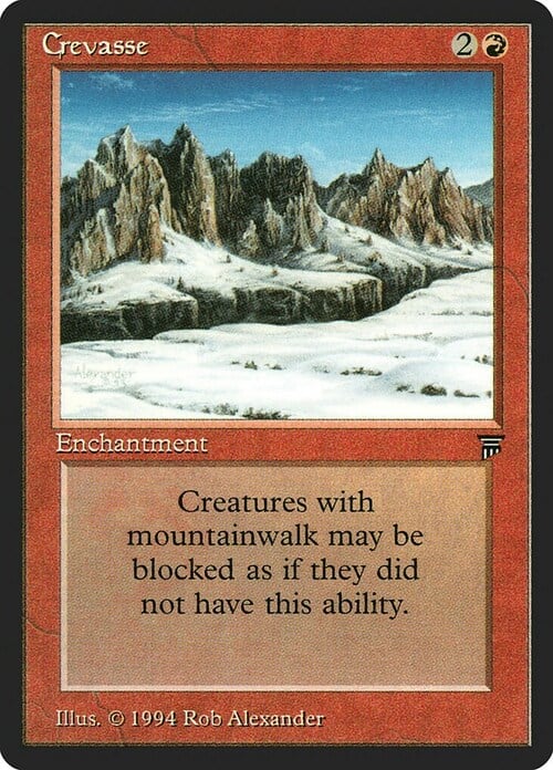 Crevasse Card Front