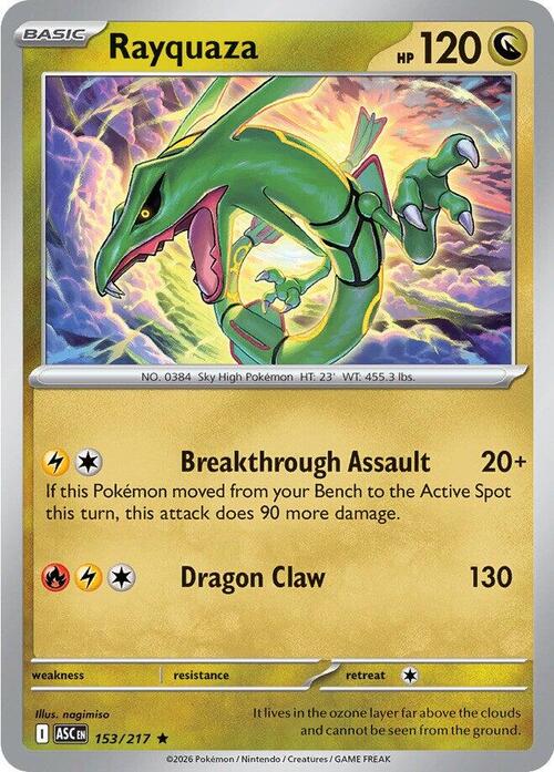 Rayquaza Frente