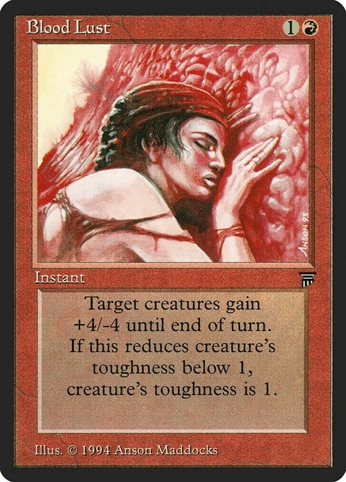 Blood Lust Card Front