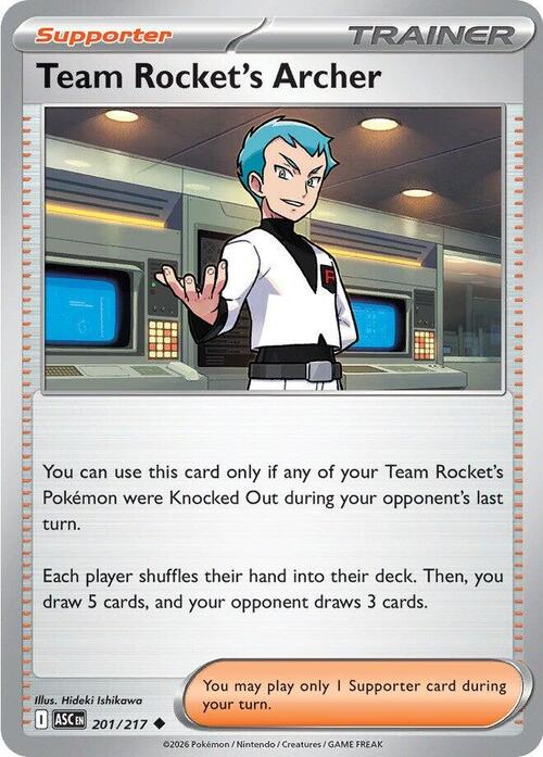 Atlas del Team Rocket Frente
